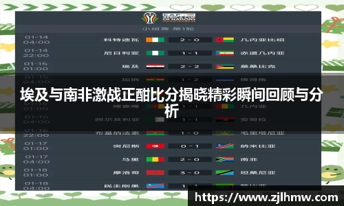 埃及与南非激战正酣比分揭晓精彩瞬间回顾与分析